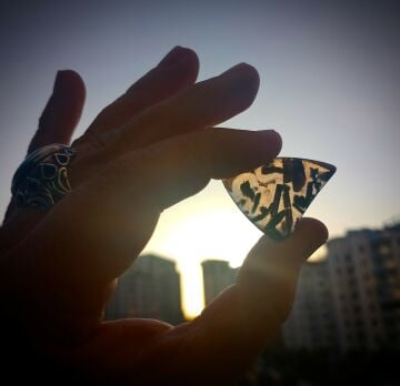 Çubuk Agat Kabaşon Kesim Doğal Taş