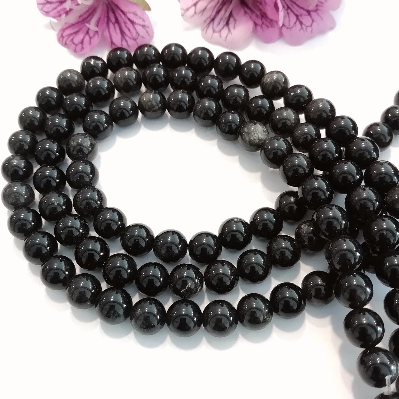 Gold (Altın) Obsidyen Doğal Taş Dizi