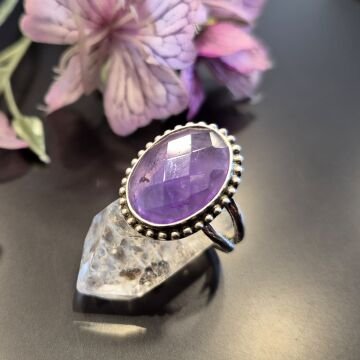 Ametist Tasarım Gümüş Yüzük