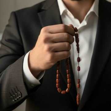 Kapsül Kesim Usta İşçilikli 33 lük Sıkma Tesbih