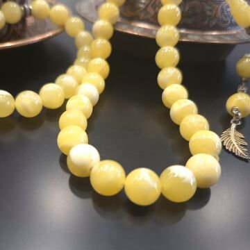 Beyrut Damla Set Küre Kesim 33 lük Tesbih ve Bileklik