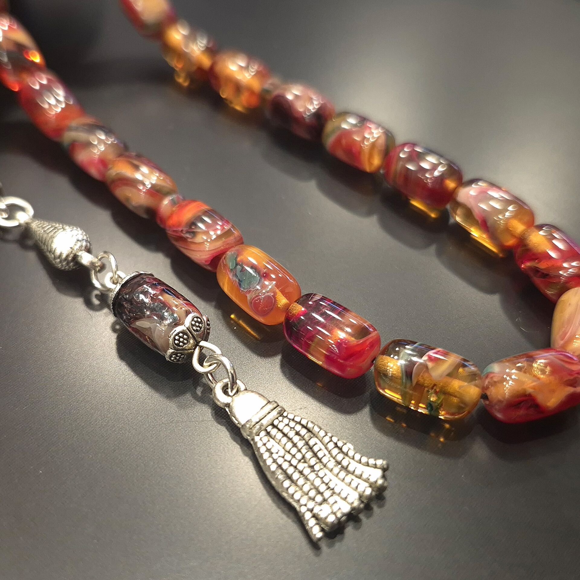 Kapsül Kesim Sıkma Ateş 33 lük Tesbih