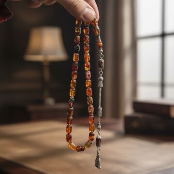 Kapsül Kesim Sıkma Ateş 33 lük Tesbih