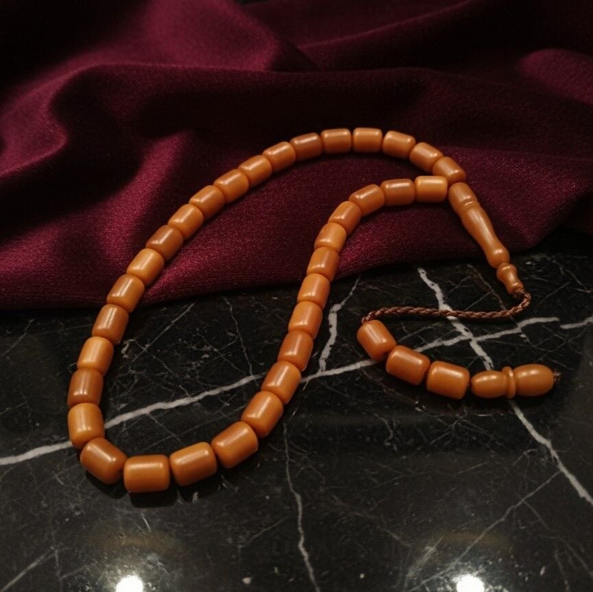 Kapsül Kesim 33 lük Fiber Glass Tesbih