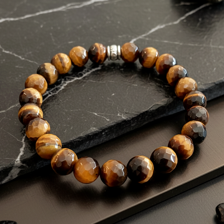 Faset Kesim Kaplangözü Doğal Taş Bileklik