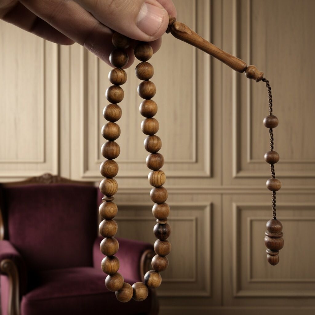 Küre Kesim Kıbrıs Ağacı 33'lük Tesbih