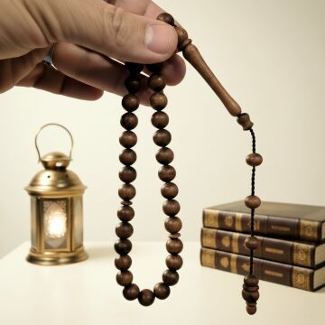 Küre Kesim Harnup (Keçi Boynuzu) Ağacı 33’lük Tesbih