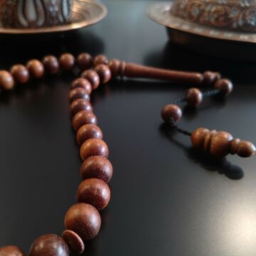 Küre Kesim Harnup (Keçi Boynuzu) Ağacı 33’lük Tesbih