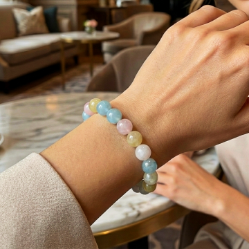 Morganit Doğal Taş Bileklik