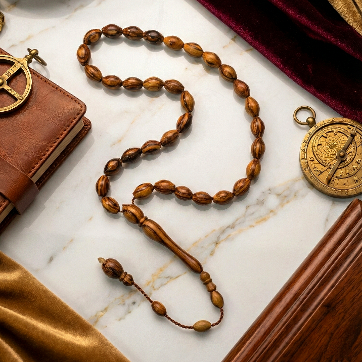 Arpa Kesim Öd Ağacı 33 lük Tesbih