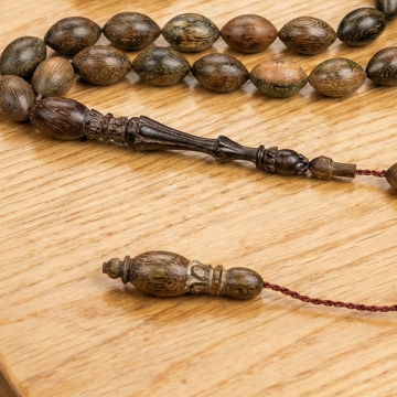 Arpa Kesim Kokulu İşlemeli Pelesenk Ağacı Tesbih