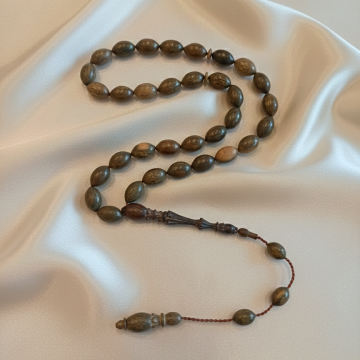 Arpa Kesim Kokulu İşlemeli Pelesenk Ağacı Tesbih