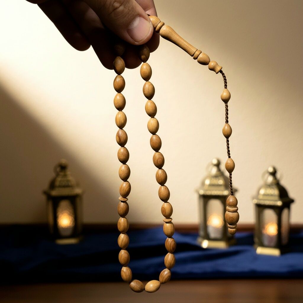 Ardıç Ağacı Arpa Kesim 33 lük Tesbih