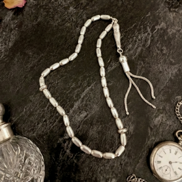 Kapsül Kesim 33 lük Gümüş Tesbih