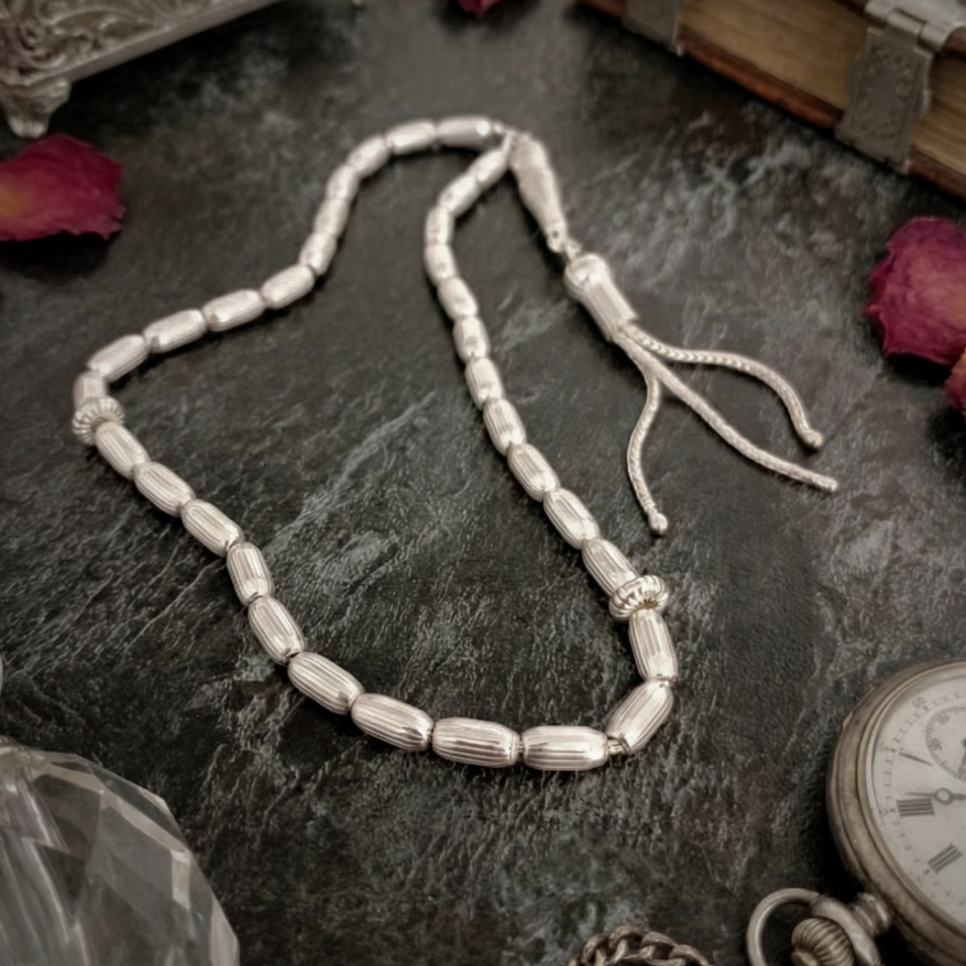 Kapsül Kesim 33 lük Gümüş Tesbih