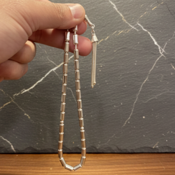 Kapsül Kesim 33 lük Gümüş Tesbih