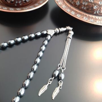 Arpa Kesim Hematit Tesbih