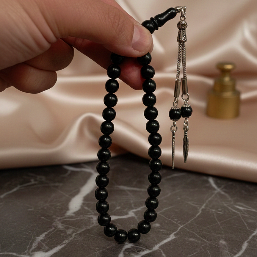 Küre Kesim Gürcü Oltu Taşı 33 lük Tesbih