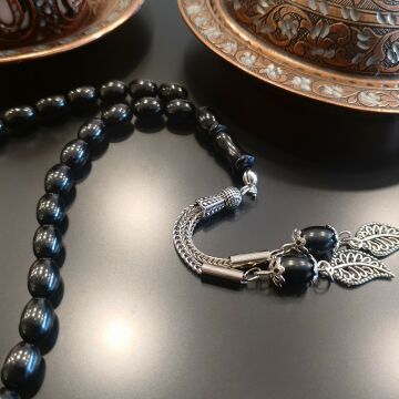 Beyzi Kesim Gürcü Oltu Taşı 33 lük Tesbih