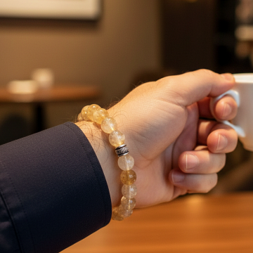 Sitrin Taşı Bolluk Bereket Bileklik