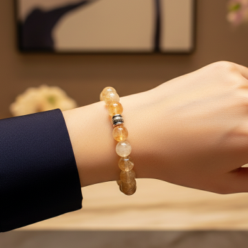 Sitrin Taşı Bileklik - Bolluk ve Bereket Temalı