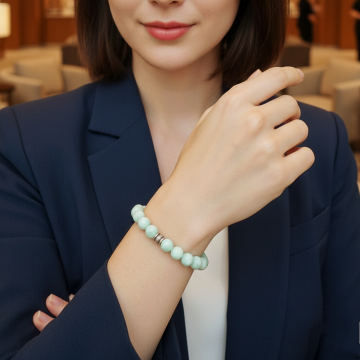 Larimar (Yunus Taşı) Doğal Taş Bileklik