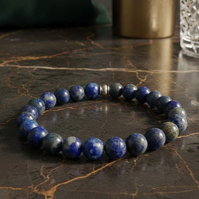Lapis Lazuli Doğal Taş Bileklik