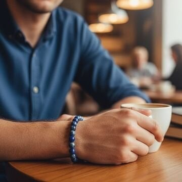 Lapis Lazuli Doğal Taş Bileklik