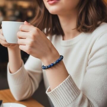 Lapis Lazuli Doğal Taş Bileklik