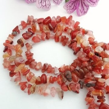 Akik Şekilsiz Kırık Taş Dizi