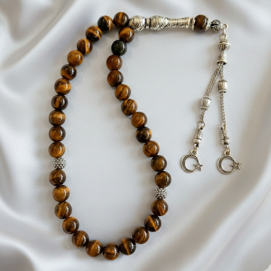 Küre Kesim Kaplangözü Doğal Taş 33 lük Tesbih