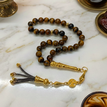 Küre Kesim Kaplangözü Doğal Taş 33 lük Tesbih