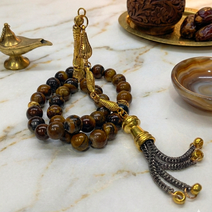 Küre Kesim Kaplangözü Doğal Taş 33 lük Tesbih