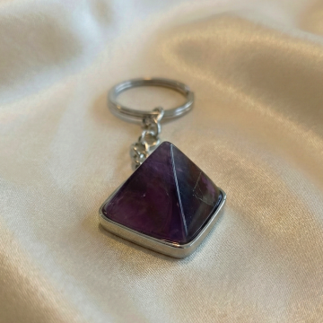 Ametist Taşlı Anahtarlık