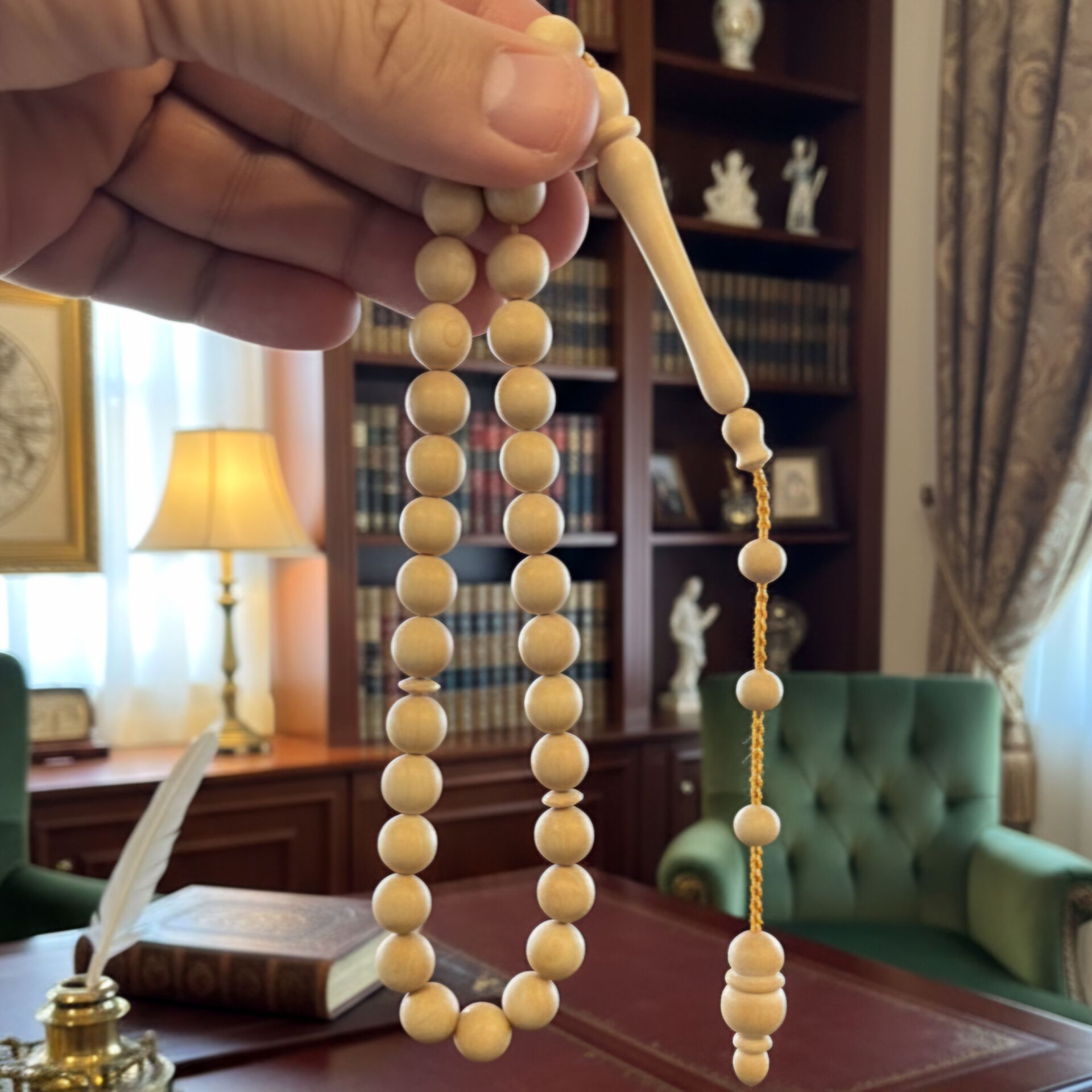 Küre Kesim Portakal Ağacı 33 lük Tesbih