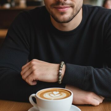 Pirit Taşı Doğal Taş Bileklik