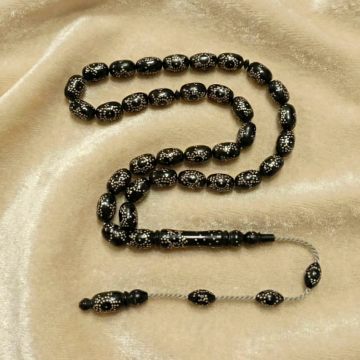 Gümüş İşlemeli 33 lük Kuka Tesbih