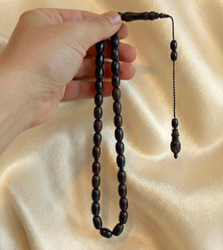 Kapsül Kesim Abanoz Ağacı 33 lük Tesbih