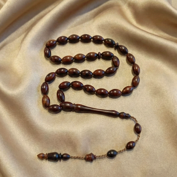 Arpa Kesim Usta İşi Yılan Ağacı 33 lük Tesbih