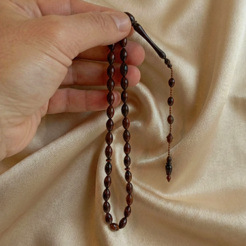 Arpa Kesim Usta İşi Yılan Ağacı 33 lük Tesbih