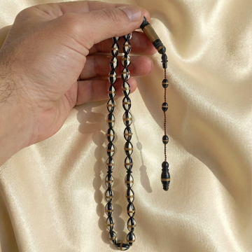 Pirinç işlemeli Kuka Ağacı 33 lü Tespih