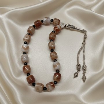 Kapsül Kesim Özel Akik Efe Tesbihi 17'li