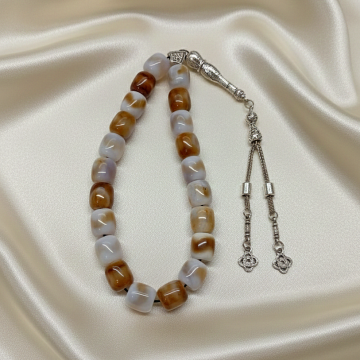 Kapsül Kesim Özel Akik Efe Tesbihi 21'li