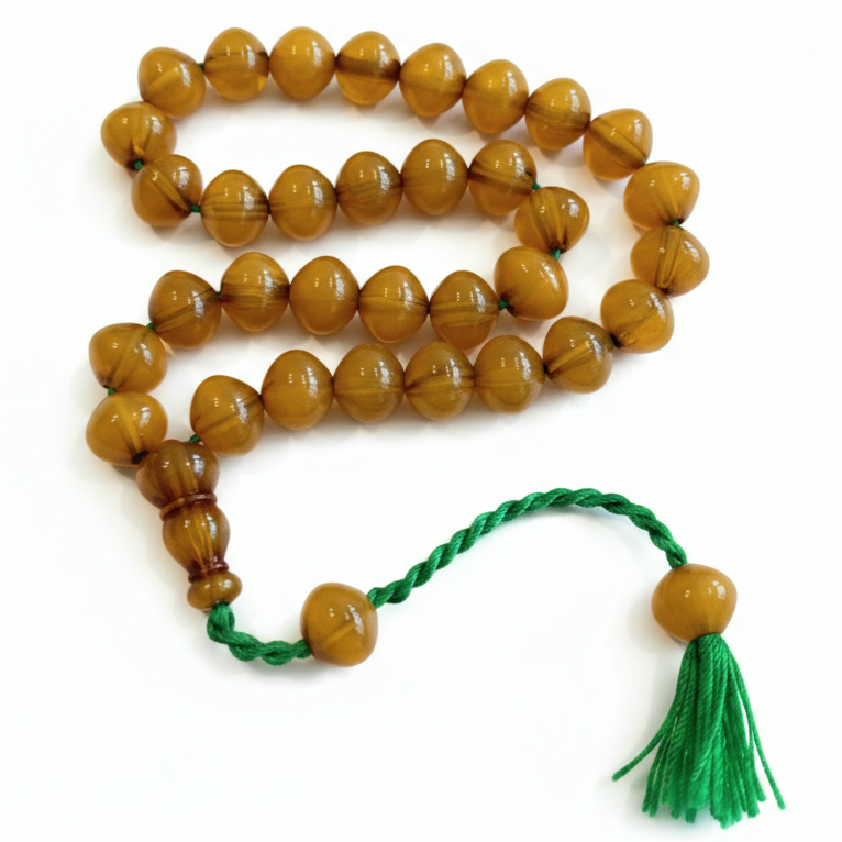 Osmanlı Benzetmesi İstanbul Kesim Hareli Sıkma  33 lük Tesbih