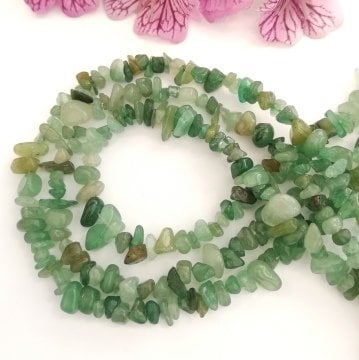 Aventurin Şekilsiz Kırık Taş Dizi