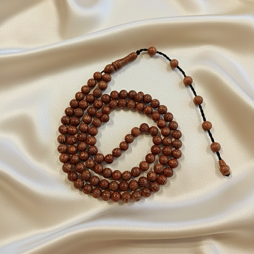 Dua ve Namaz Tesbihi 99 luk Küre Kesim Çınar Ağacı