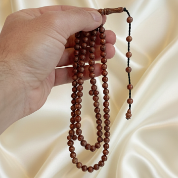 Dua ve Namaz Tesbihi 99 luk Küre Kesim Çınar Ağacı