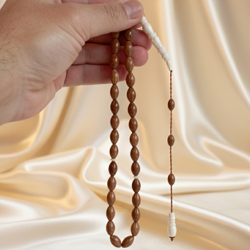 Arpa Kesim Kuka ve İşlemeli Kemik 33 lük Tesbih