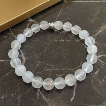 Selenit Doğal Taş Bileklik