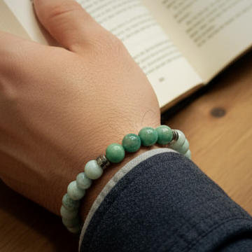 Boğaz (Gırtlak, Vishuddha) Çakrası Bilekliği - İletişim ve İçsel Denge Temalı - Çakra Bileklik